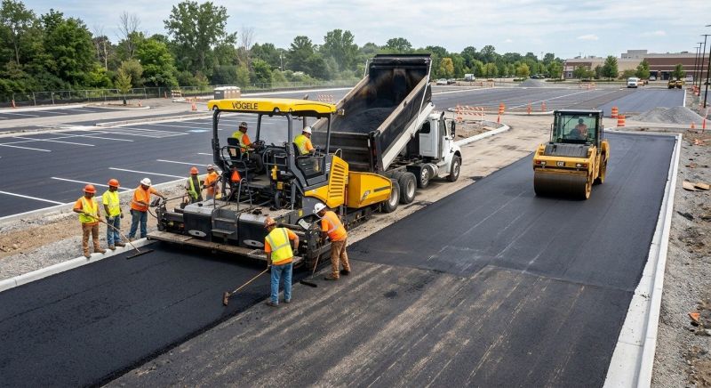 Asphalt Lot Paving in Savannah, GA