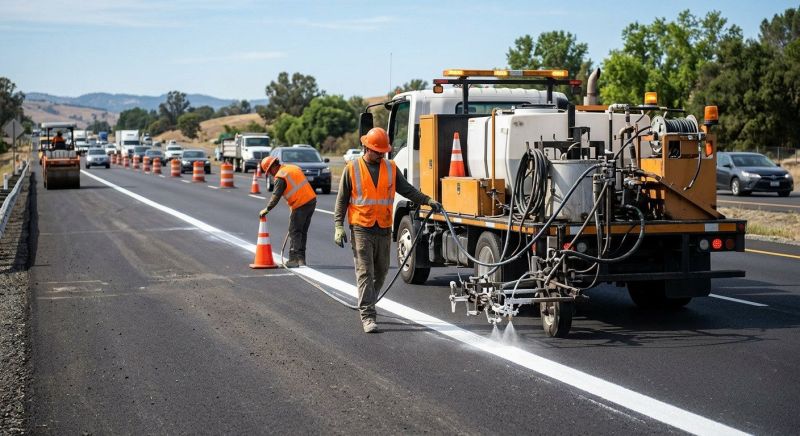 Asphalt Striping in Alpharetta, GA