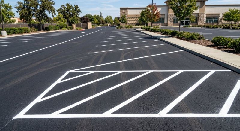 Church Parking Lot Striping in Lawrenceville, GA