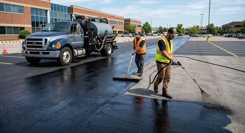 Commercial Asphalt Sealing in Sarasota, FL
