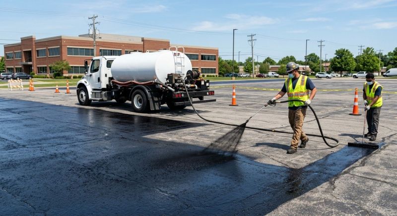 Commercial Parking Lot Sealing in San Antonio, TX