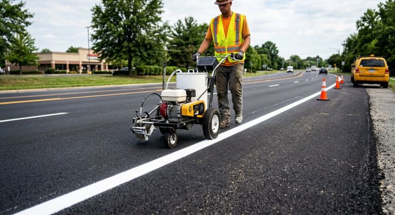 Pavement Striping Service in Lawrenceville, GA