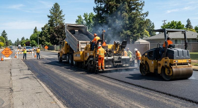 Road Paving Service in Los Angeles, CA