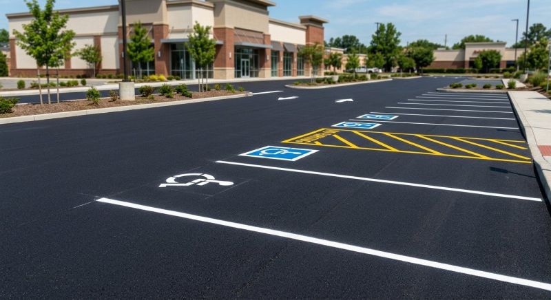 Asphalt Marking in Alpharetta, GA