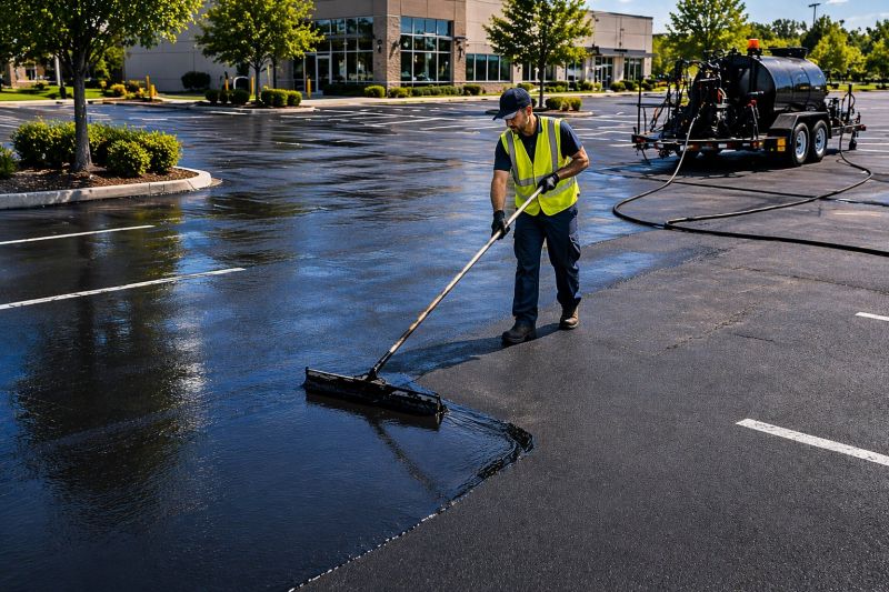 Asphalt Parking Lot Sealing in San Antonio, TX