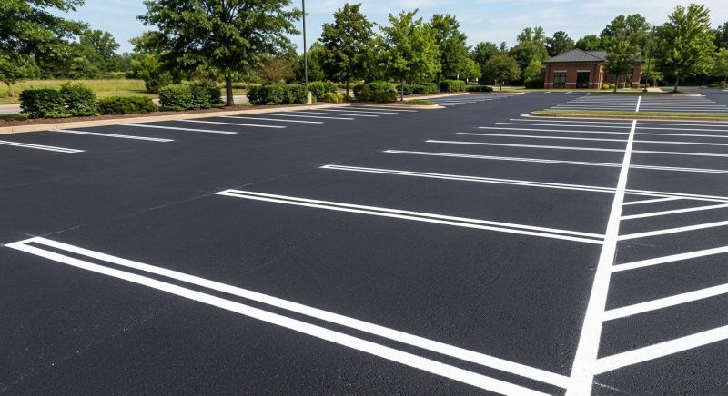 Asphalt Striping in Suwanee, GA