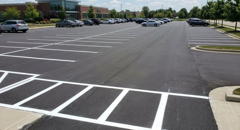 Asphalt Striping in Lawrenceville, GA