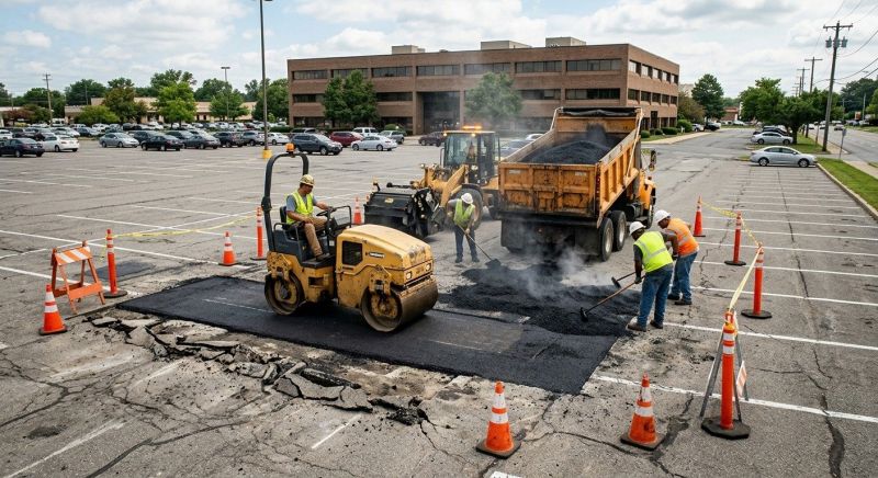 Church Parking Lot Repair in Bluffton, SC