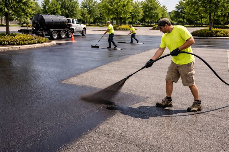 Church Parking Lot Sealcoating in Tampa, FL