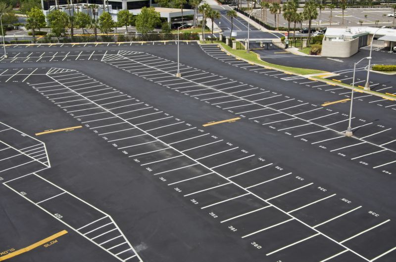 Church Parking Lot Striping in Roswell, GA