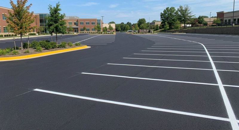 Church Parking Lot Striping in Roswell, GA