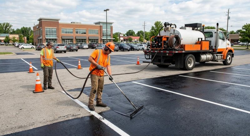 Commercial Parking Lot Sealing in Sarasota, FL