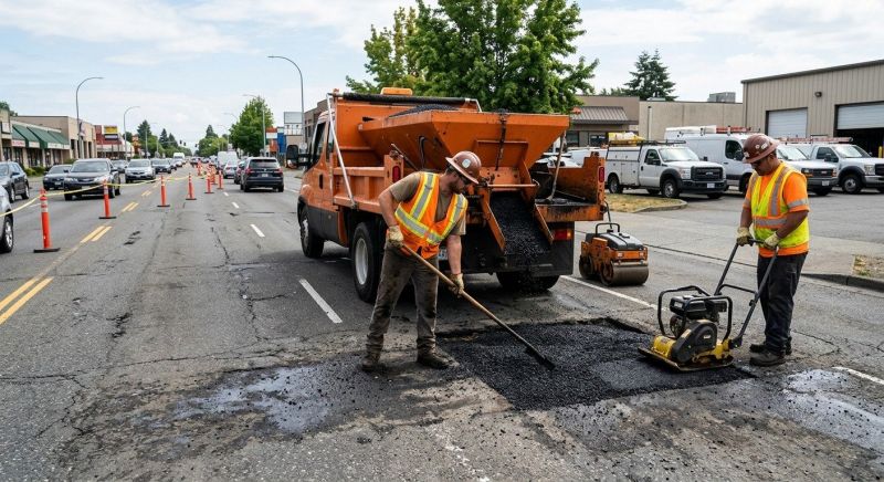 Commercial Pothole Repair in Palm Springs, CA