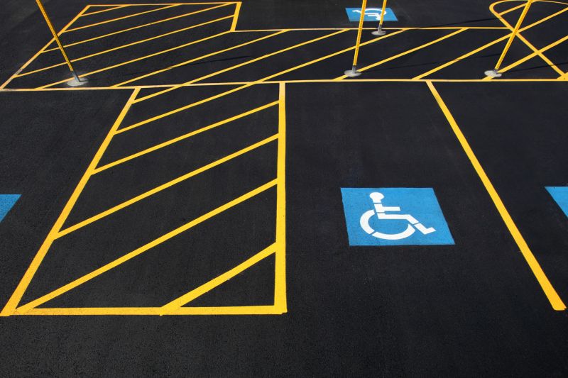Disability Parking Marking in Roswell, GA