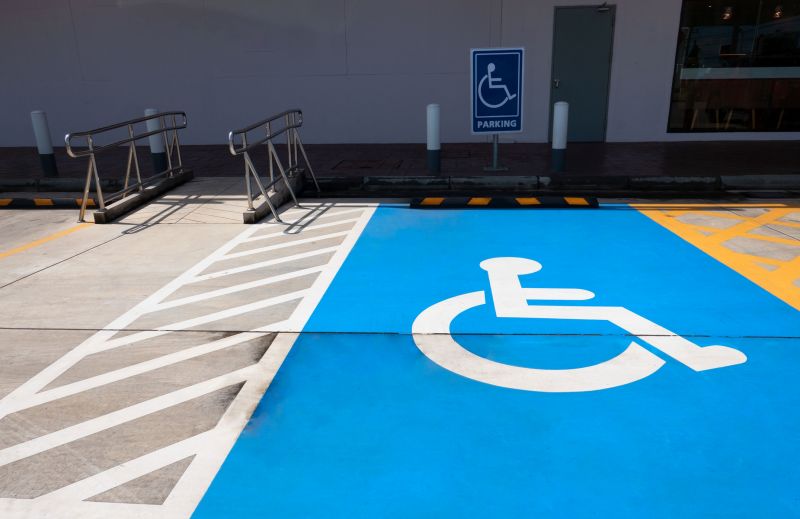 Disability Parking Marking in Alpharetta, GA