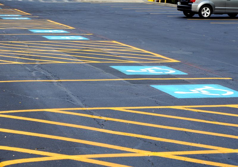Disability Parking Marking in Alpharetta, GA