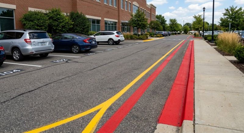 Fire Lane Marking in Roswell, GA
