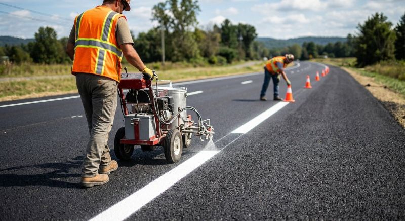 Lane Marking Service in Suwanee, GA