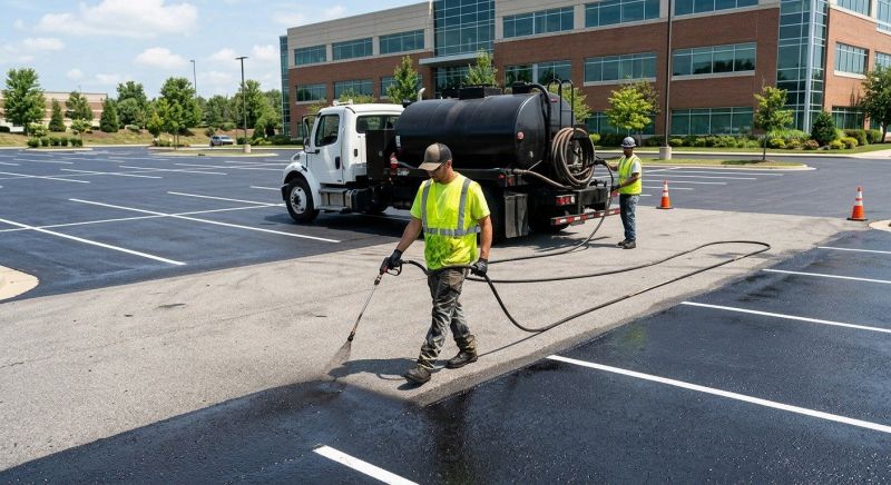 Lot Sealcoating in Greenville, SC