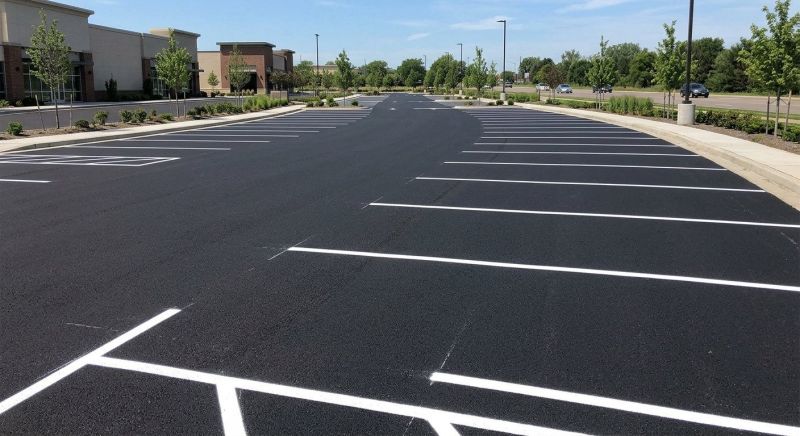 Parking Area Striping in Roswell, GA