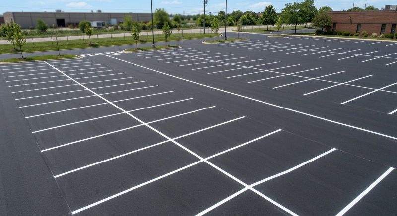 Parking Area Striping in Suwanee, GA
