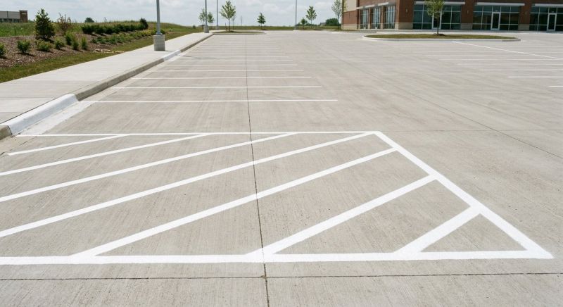 Parking Garage Striping in Lawrenceville, GA
