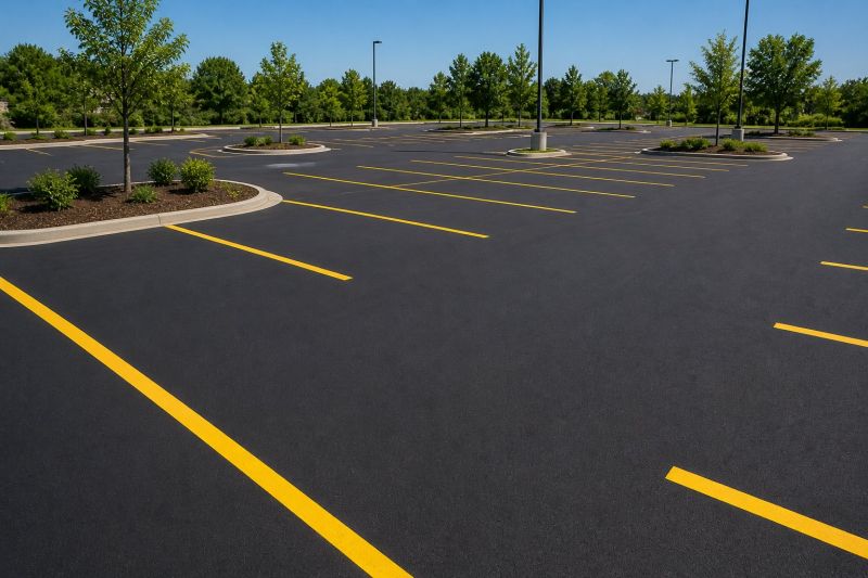 Parking Lot Painting in Alpharetta, GA