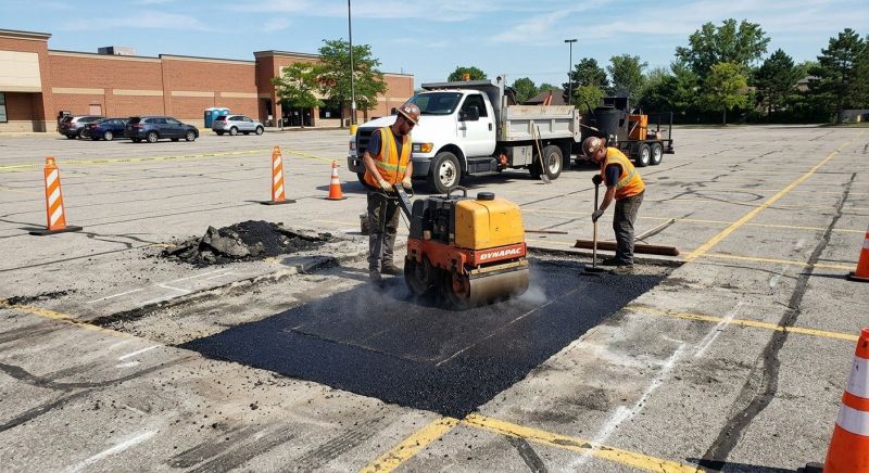 Parking Lot Repair in Conway, AR