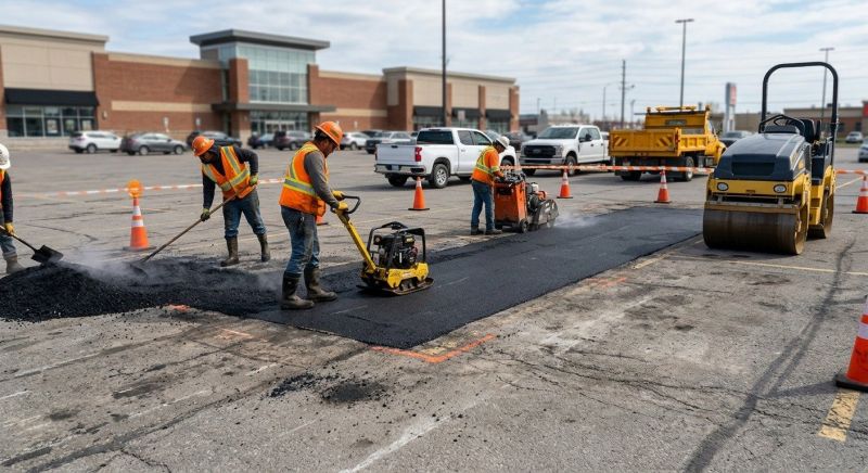 Parking Lot Repair in Savannah, GA