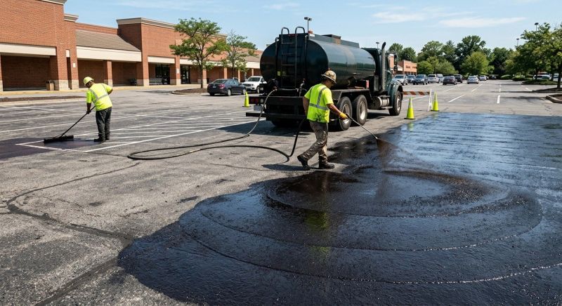 Parking Lot Sealcoating in Denver, CO
