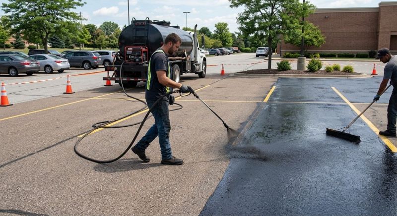 Parking Lot Sealcoating in Sarasota, FL