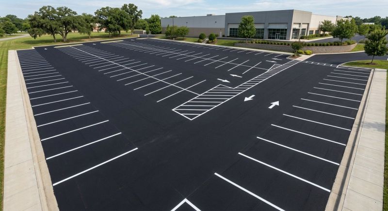 Parking Lot Striping in Suwanee, GA