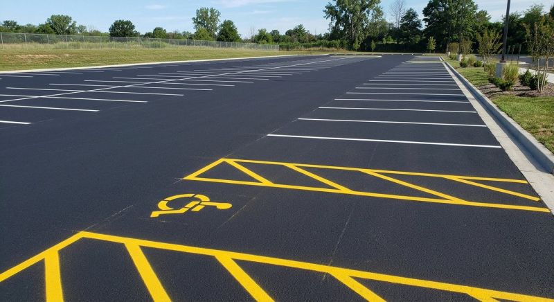 Parking Space Marking in Roswell, GA