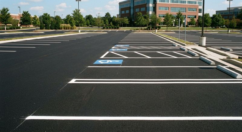 Parking Space Marking in Lawrenceville, GA