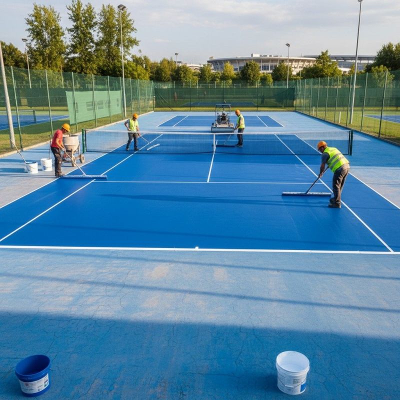 Sports Court Resurfacing in Greenville, SC