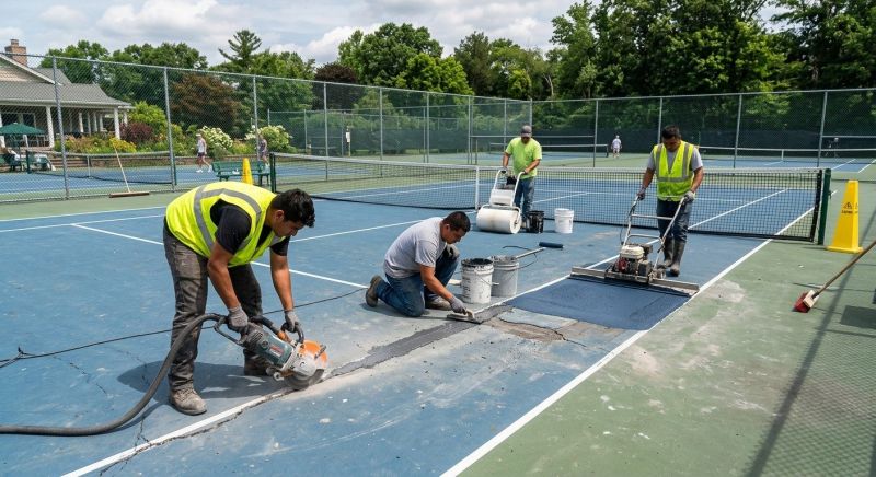 Sports Court Resurfacing in Columbus, OH