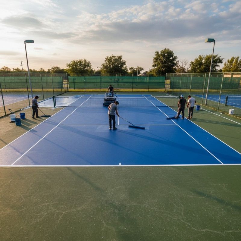 Sports Court Resurfacing in San Antonio, TX