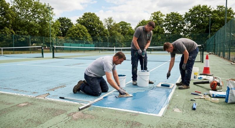 Tennis Court Repair Service in Denver, CO